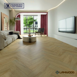 Spc ламинат lamiwood коллекция Venezia (Венеция) Английская Ёлочка