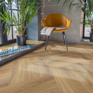 Клеевая кварцвиниловая плитка Aquafloor Parquet Glue
