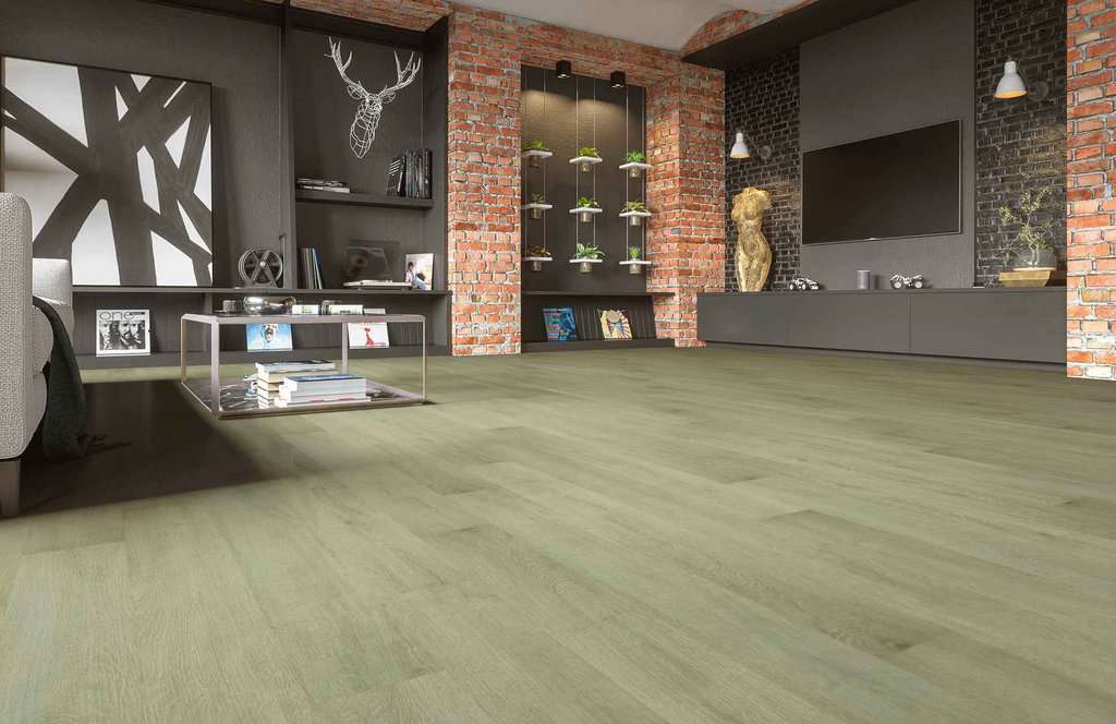 Кварцевый ламинат Home Expert Natural 2180-03 Дуб Утренний лес.
