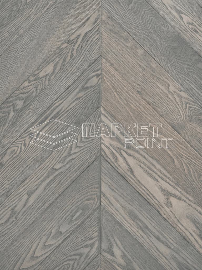 Wood Bee _Chevron_Ash Fog